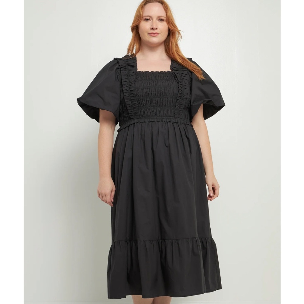 English Factory Black Dress